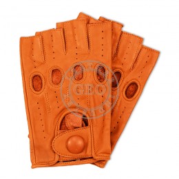 Half Fingers Real Leather Cycle Gloves